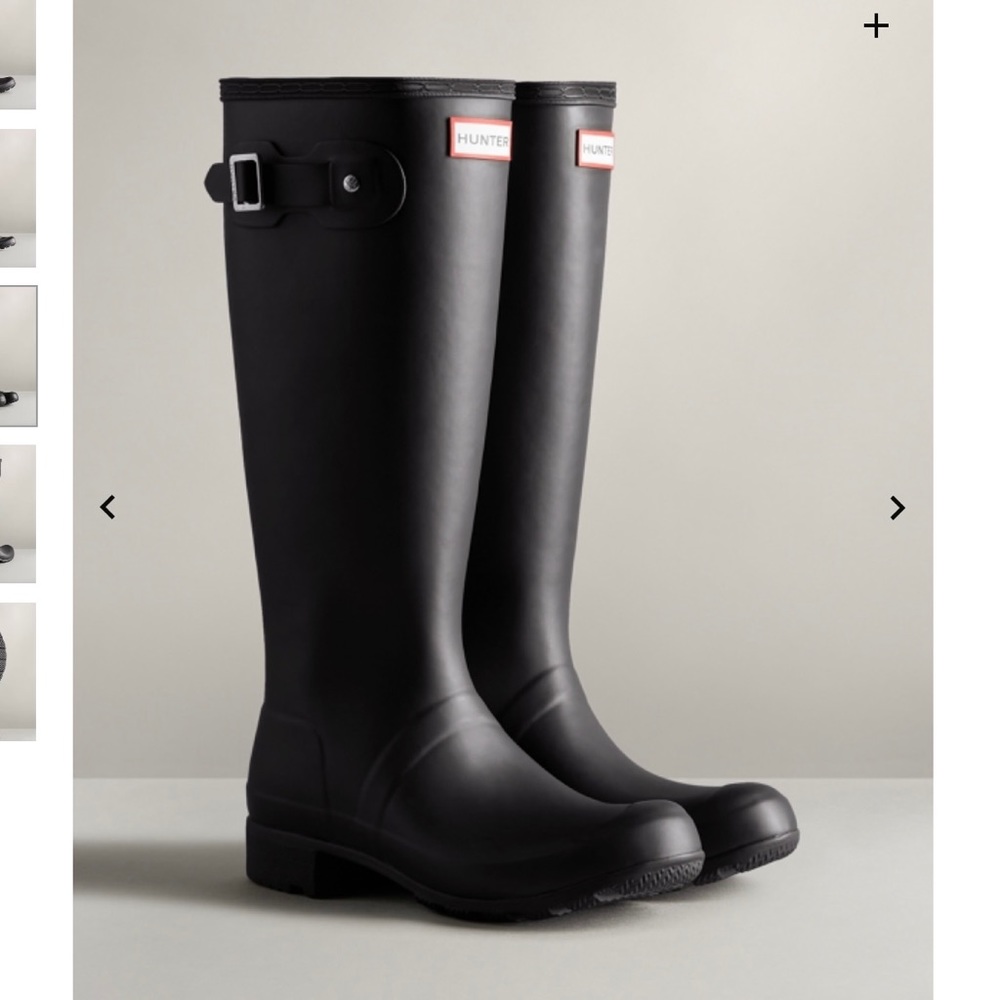 Hunter Tour Foldable Tall Rain Boots- Matte